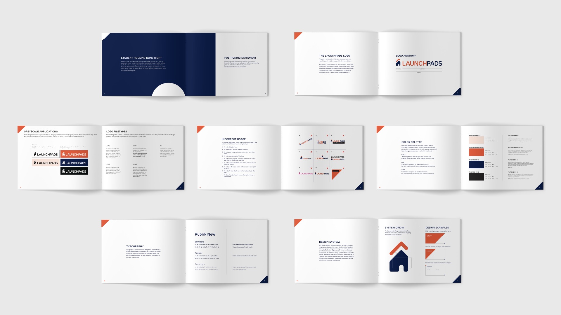 Launchpads brand book