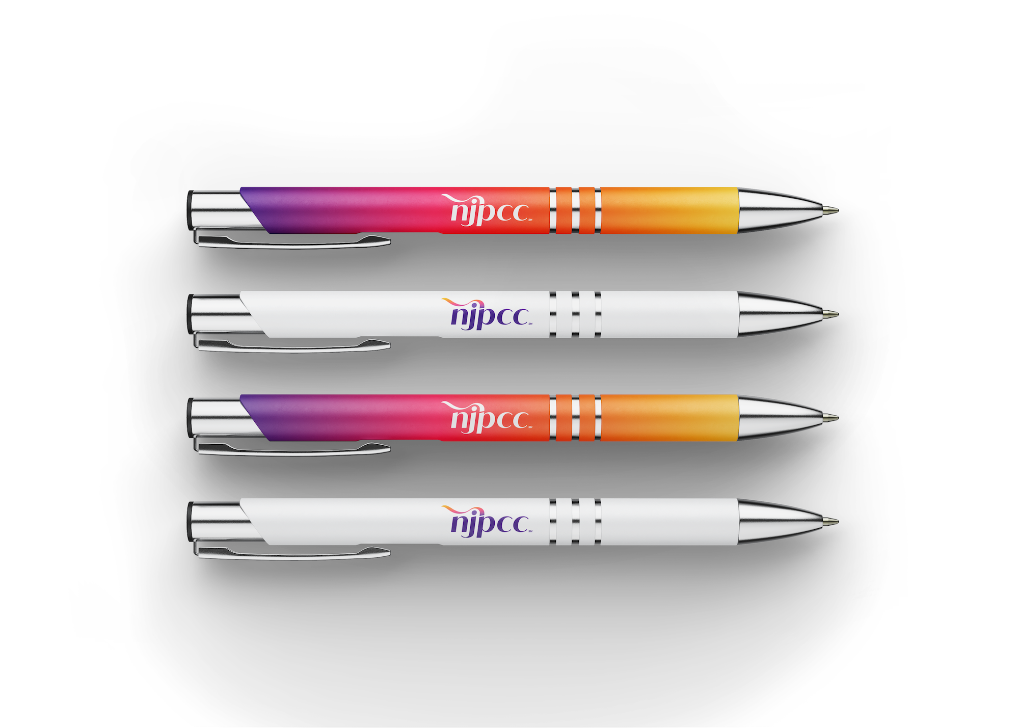 New Jersey Pride Chamber of Commerce branded pens designed by 96ANDX