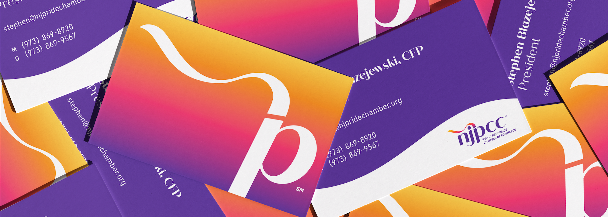 New Jersey Pride Chamber of Commerce business card designed by 96ANDX